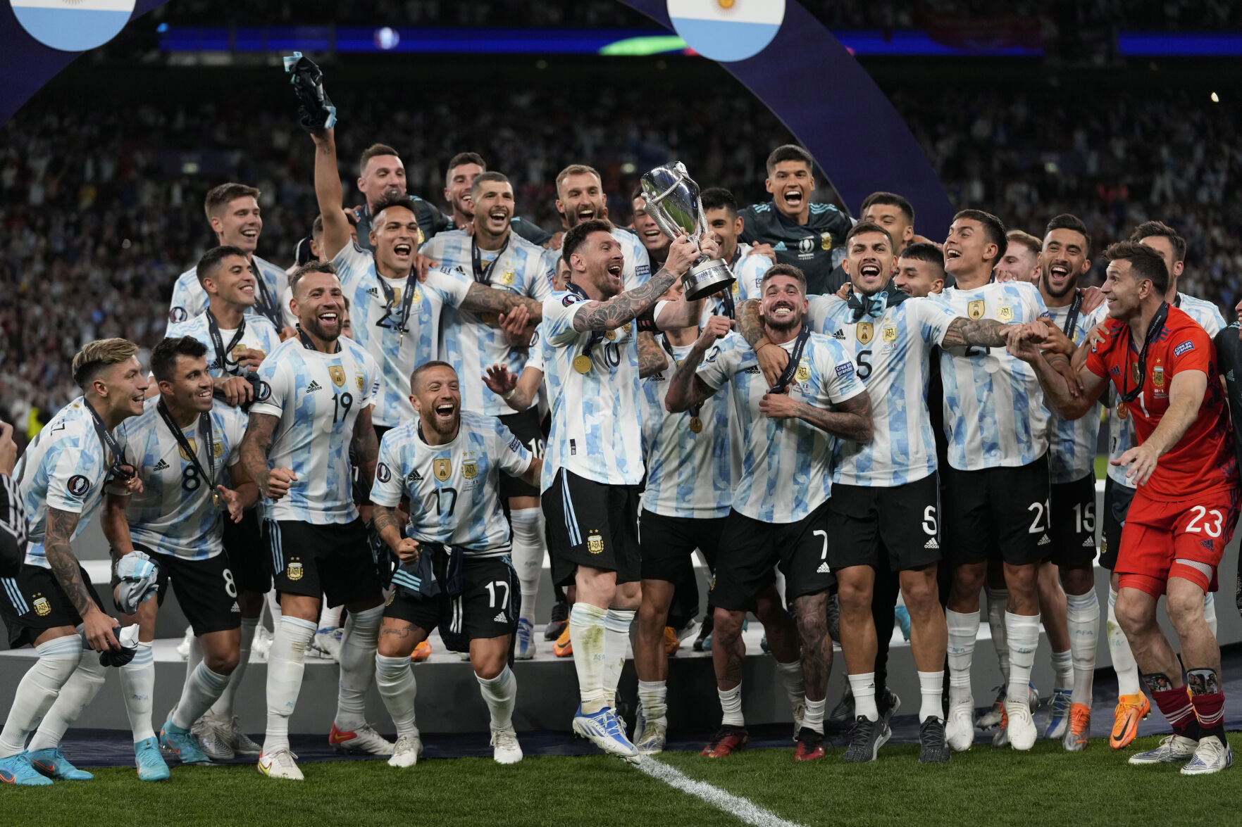 APTOPIX Britain Soccer Italy Argentina